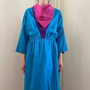 Unique Vintage Brenner handkerchief dress